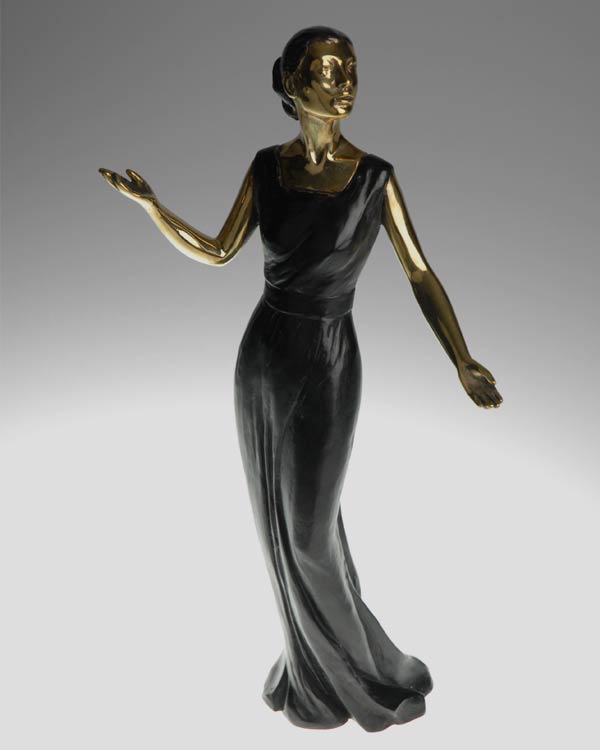 Scultura in bronzo di Maria Callas