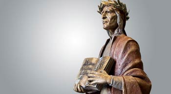 Statua in bronzo di Dante Alighieri
